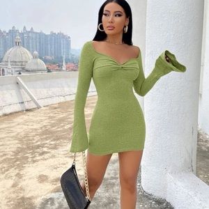 Lime Green Bodycon Dress